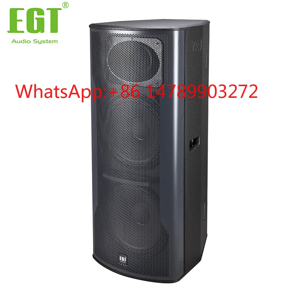 

GF-218B Dual 18 Inch 1200W Passive Subwoofer High SPL Stable Bass for Professional Stage Audio