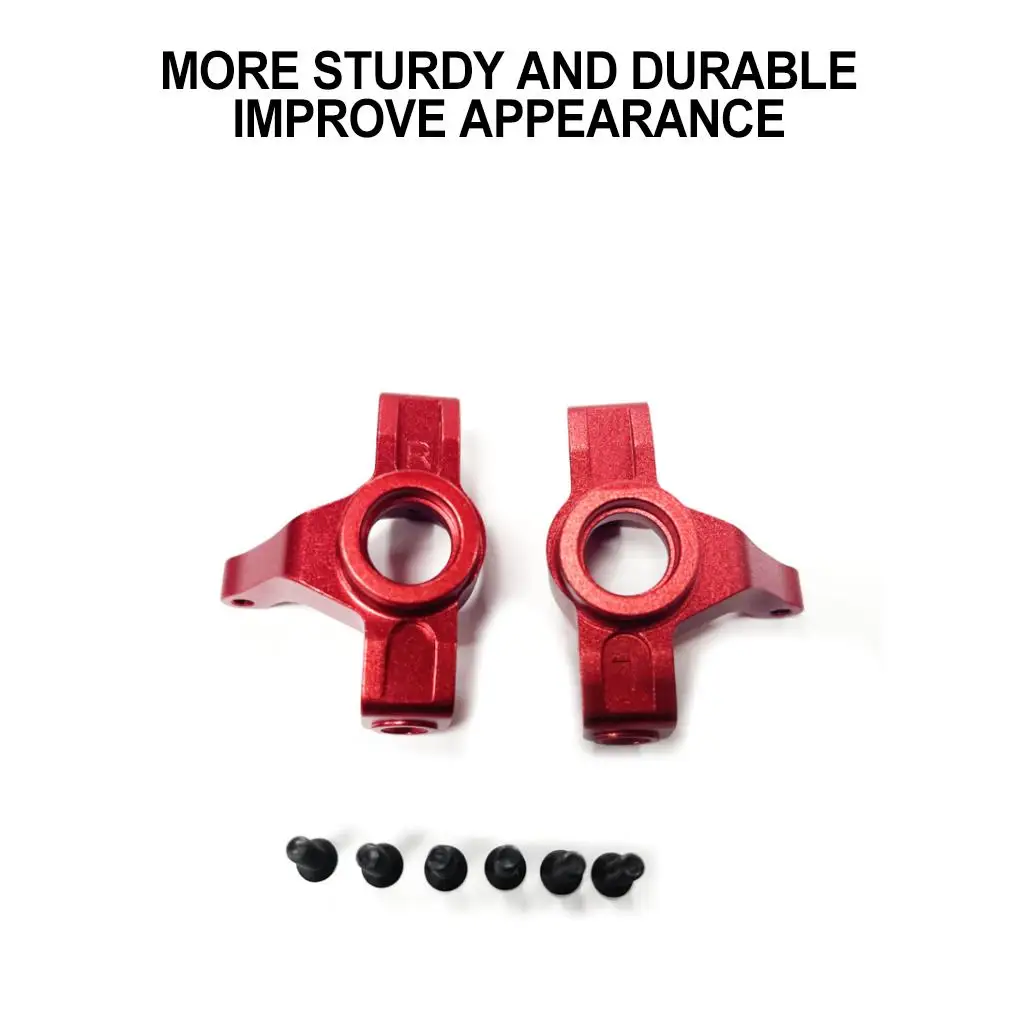 RCGOFOLLOW Aluminum Steering Hub Carrier For 1/14 RC Crawler MJX Hyper Go 14210 14209 Car Stylish Anodized Upgrade Parts