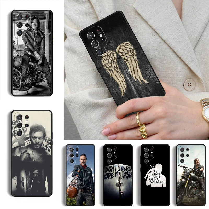 The Walking Dead Daryl Dixon MOBILE Phone Case for Samsung Galaxy S26 S25 Ultra S24 S23 S22 S21 Plus Note 10 Bumper Cover