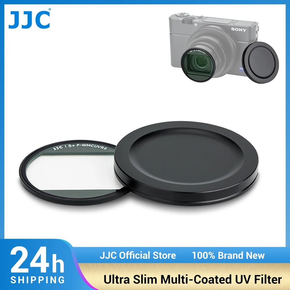 JJC L39 Ultra Slim Multi-Coated UV Filter do Sony ZV-1II RX100V RX100VI RX100VII ZV-1 Canon G5X Mark II G7X Mark II III