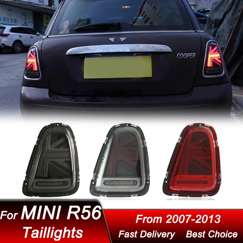 

Стайлинг автомобиля задние фонари для BMW Mini R56 R57 R58 R59 07-13 новый стиль полностью светодиодный динамический указатель поворота задний фонарь в сборе