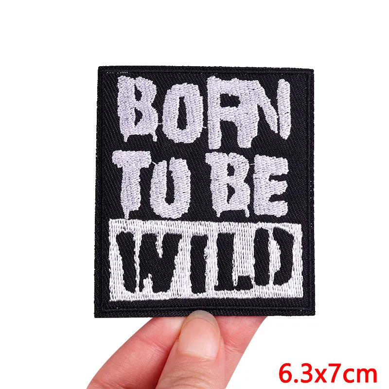 Punk Mystery Style Embroidery Patch Horror Skull Patch Jacket DIY Iron On Patches For Clothing thermoadhesive Patches On Clothes