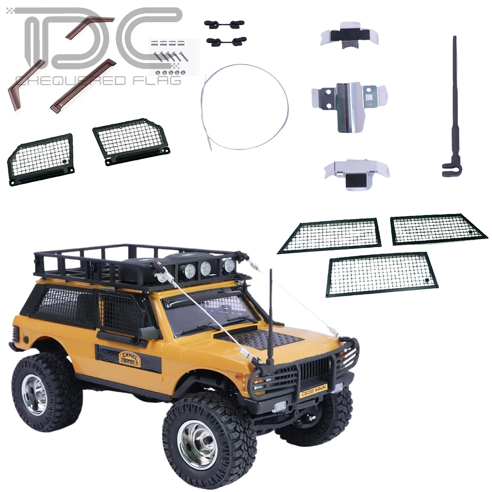 

Accessories for FMS FCX24M First Range Rover Edition RTR KIT 1/24 RC Car Vehicle Upgrade Parts Simulation Protect Armor Decor