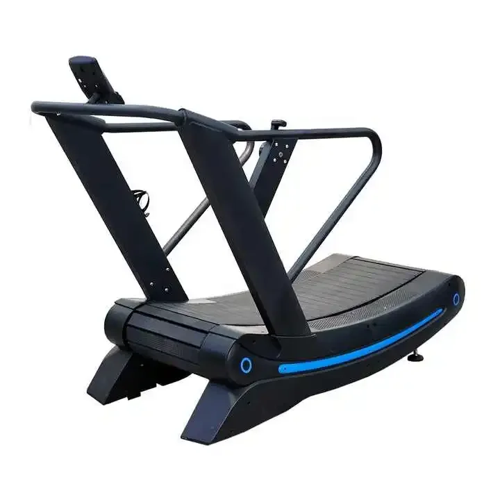 Non-motorized Unpowered Treadmill commercial Running Indoor Gym Fitness Machine manual Curved treadmill