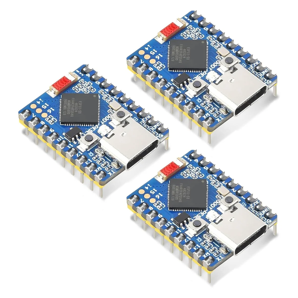 3pcs/Lot ESP32-S3 ESP32 S3 Mini Development, 240MHz Running Frequency, Microcontroller Support C/C++, MicroPython