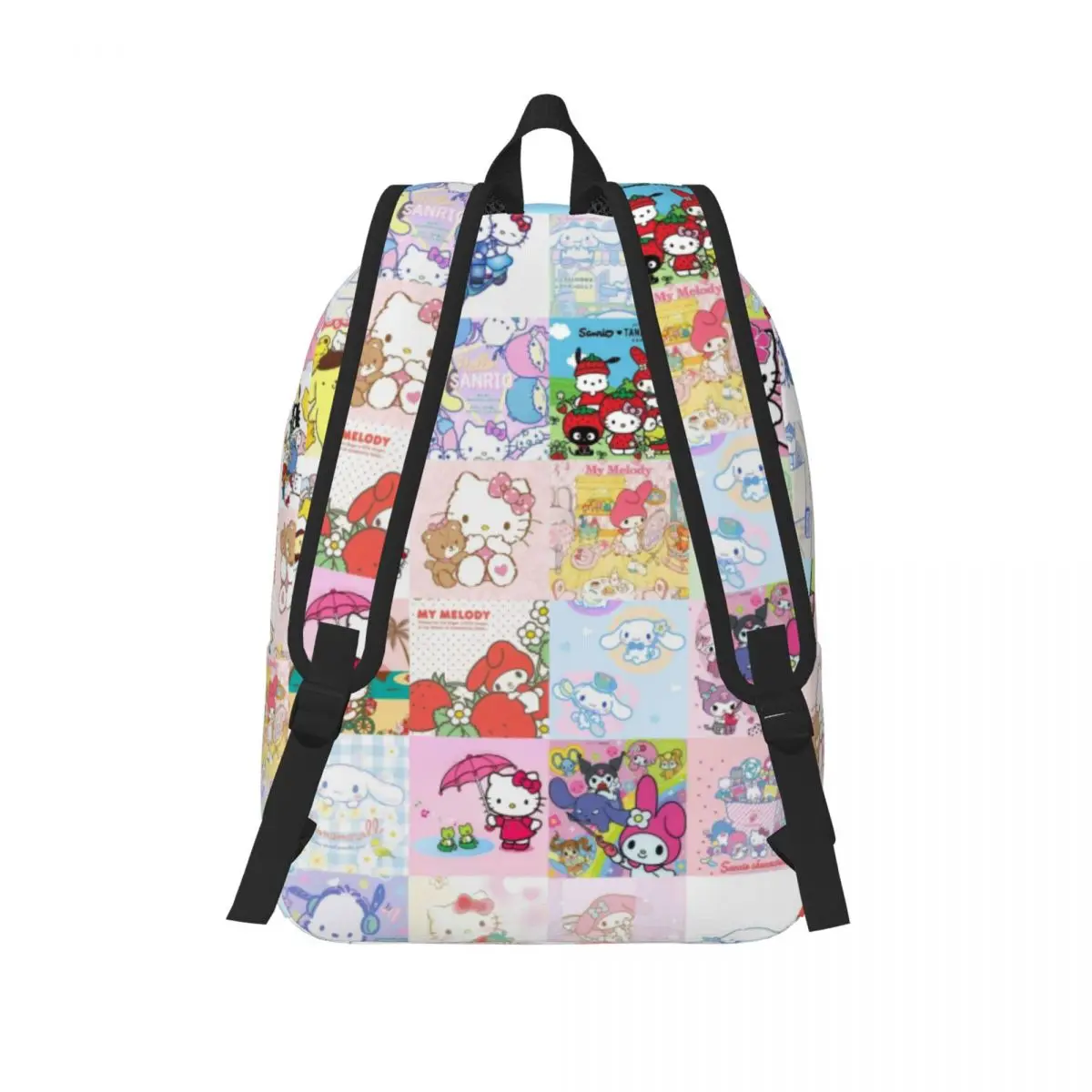 My Melody-Sac à dos de voyage pour ordinateur portable, cartable de grande capacité, cartable d'université étanche, nouvelle mode, 15 po, 17 po