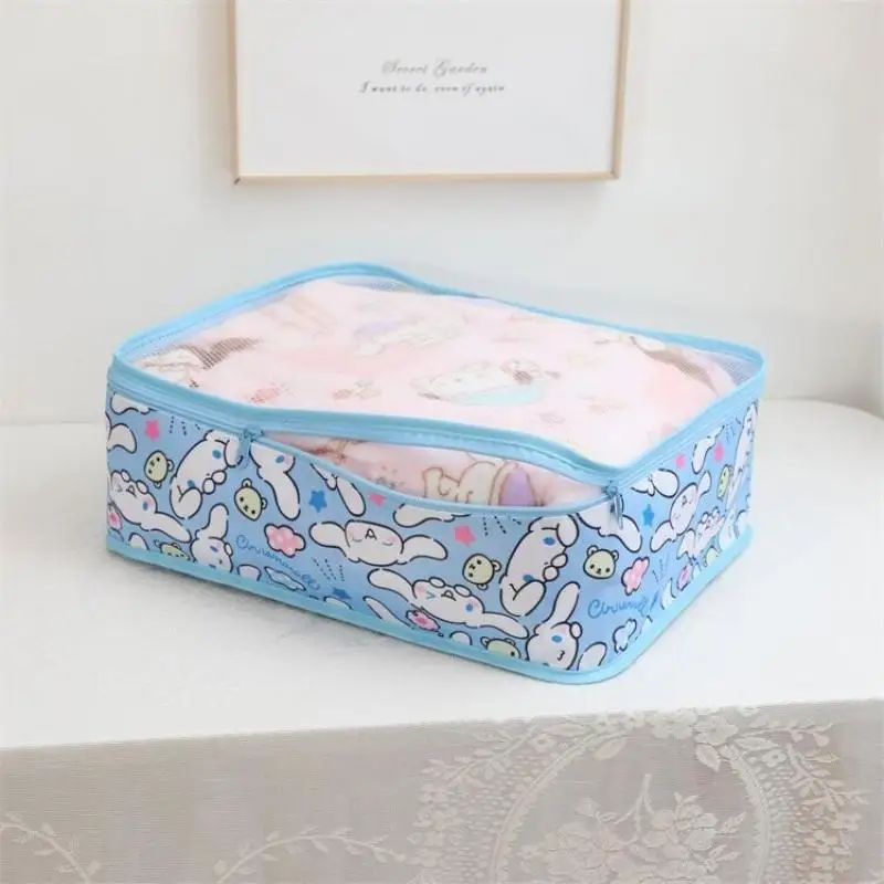 6Pcs/set Sanrio Hangyodon Hello Kitty Keroppi Storage Bag Underwear Document Travel Classification Bags Convenient Storage Gift