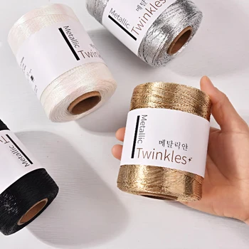 Metallic Glitter Yarn 1
