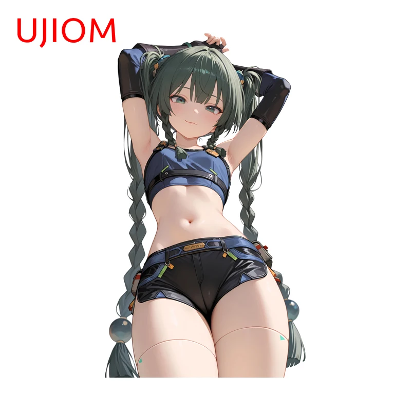 UJIOM Qingyi Big Bouncy Castle Wall Sticker Wuthering Waves Pocket Pussy Army Wall Decal Props For Light Switch Decoration