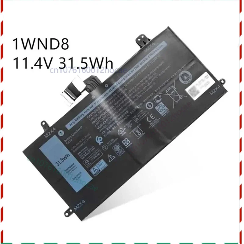 

3-элементный аккумулятор 31,5 Втч 11,4 В 1WND8 для Dell Latitude 12 5285 5290 2-в-1 5JT8G