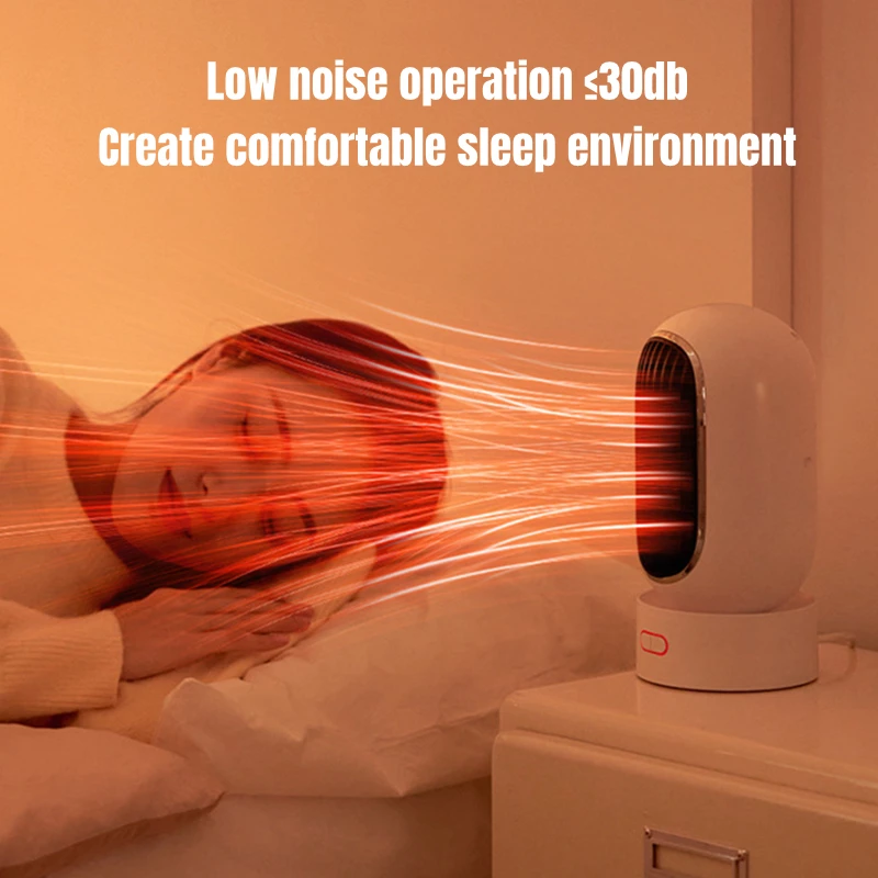 自動回転式エアウォーミングマシン付き電動ヒーターファン、ptcセラミック加熱、タイムアウト、2ギア、家庭用およびオフィス用の冬用ウォーマー、90