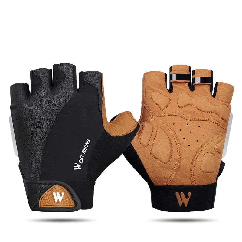 West Biking Sport Fahrrad handschuhe Halb finger Männer Frauen MTB Fahrrad handschuhe Laufen Fitness studio Reiten Motorrad Fahrrad handschuhe