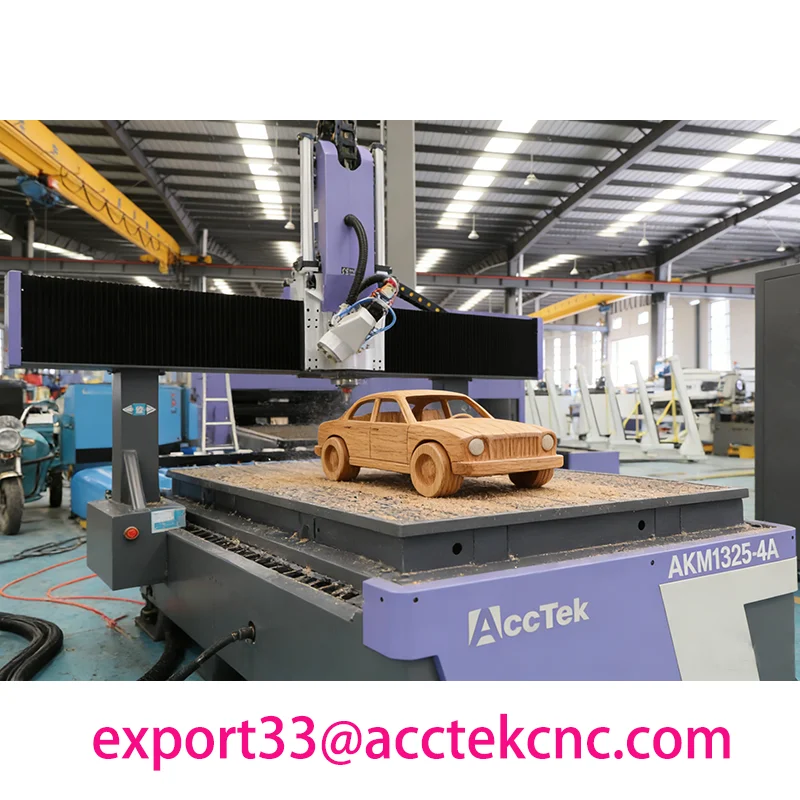 

AccTek 1325 1530 CNC Router 4 Axis ATC Woodworking Furniture CNC Router with Tool Change ATC for Sale