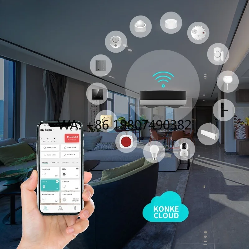 WiFi Zigbee Smart Home Automation Kit Whole House Smart System Complete Set for Home & Hot