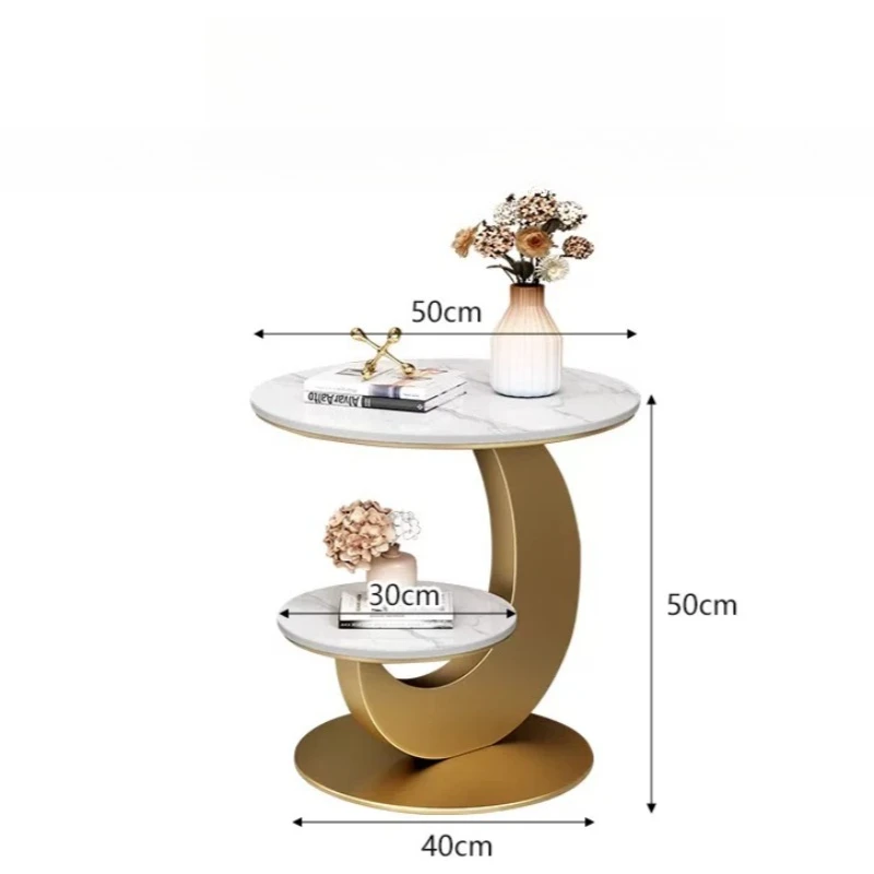 Floor Round Coffee Table Luxury Funky Small Decor Table Modern Apartment Mesas De Centro De Sala Living Room Furniture