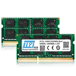 Memoria Ram DDR3L para portátil, 8GB, 4GB, 16GB, PC3L, 8500, 10600, 12800, 1066MHZ, 1333MHZ, Sodimm