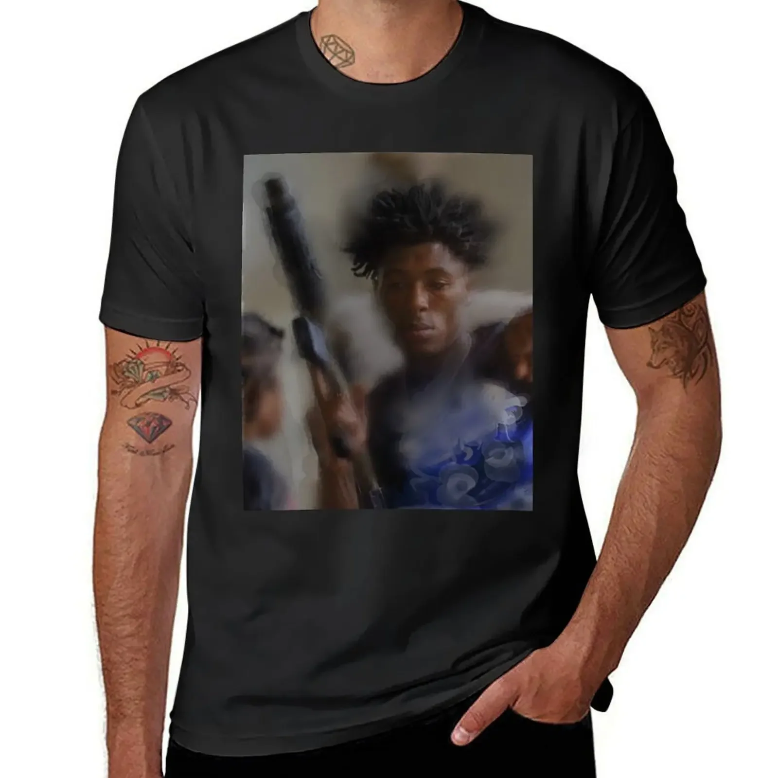 young, boy, never broke again,kentrell,rap,rapper,music,hiphop,gang,famous,poster,wall art,cool,print,canvas T-Shirt