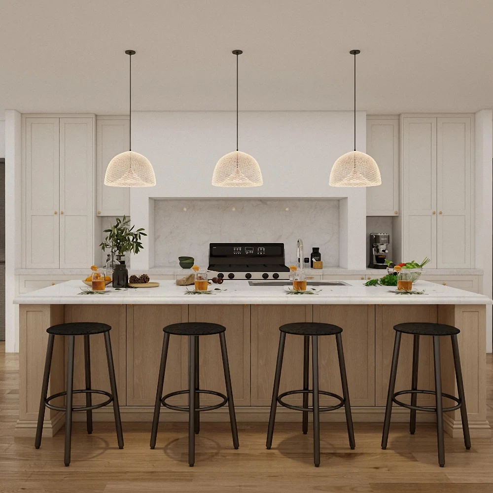 Australia Customized Kitchen Cabinets Shaker Design Wood Grain White Finish Accessories Includes Marble Faucet Drawer Basket