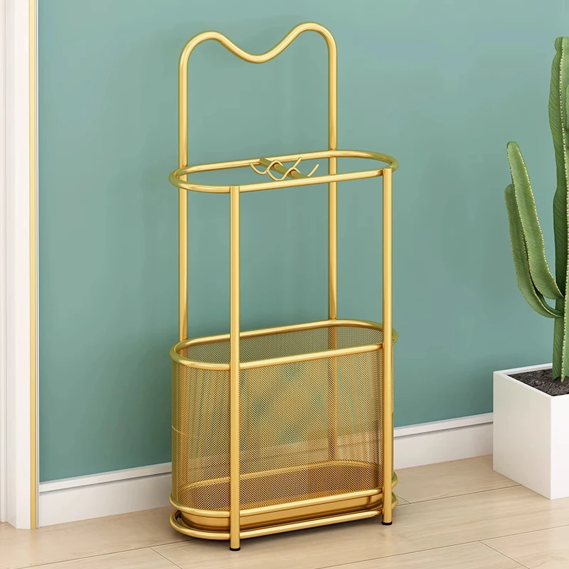 Light luxury wrought iron drain umbrella frame, umbrella bucket at the door, umbrella frame, household elevator entrance,