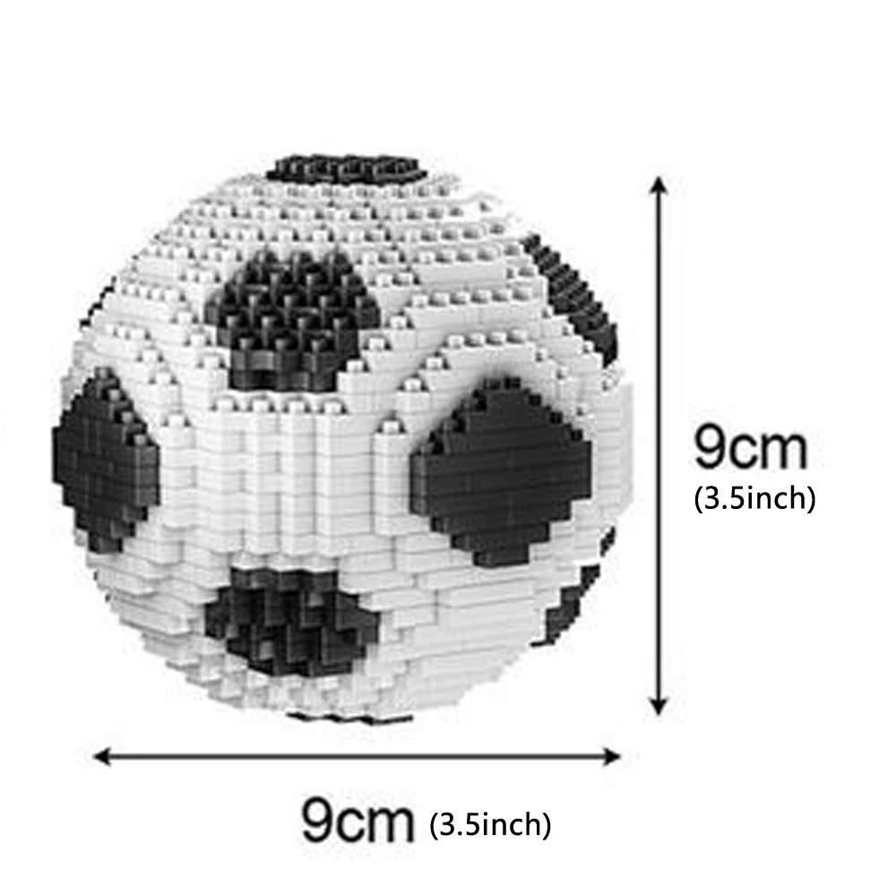 Modelli di calcio o basket costruiti, mini blocchi di costruzione, giocattoli di assemblaggio per bambini, giocattoli sportivi, decorazioni per il desktop