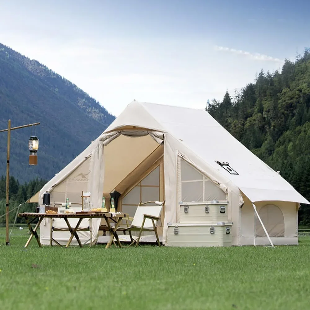 

Inflatable Camping Tents 4 Season Waterproof Easy Set up Cabin House Tent Blow up Tent for Family Camping