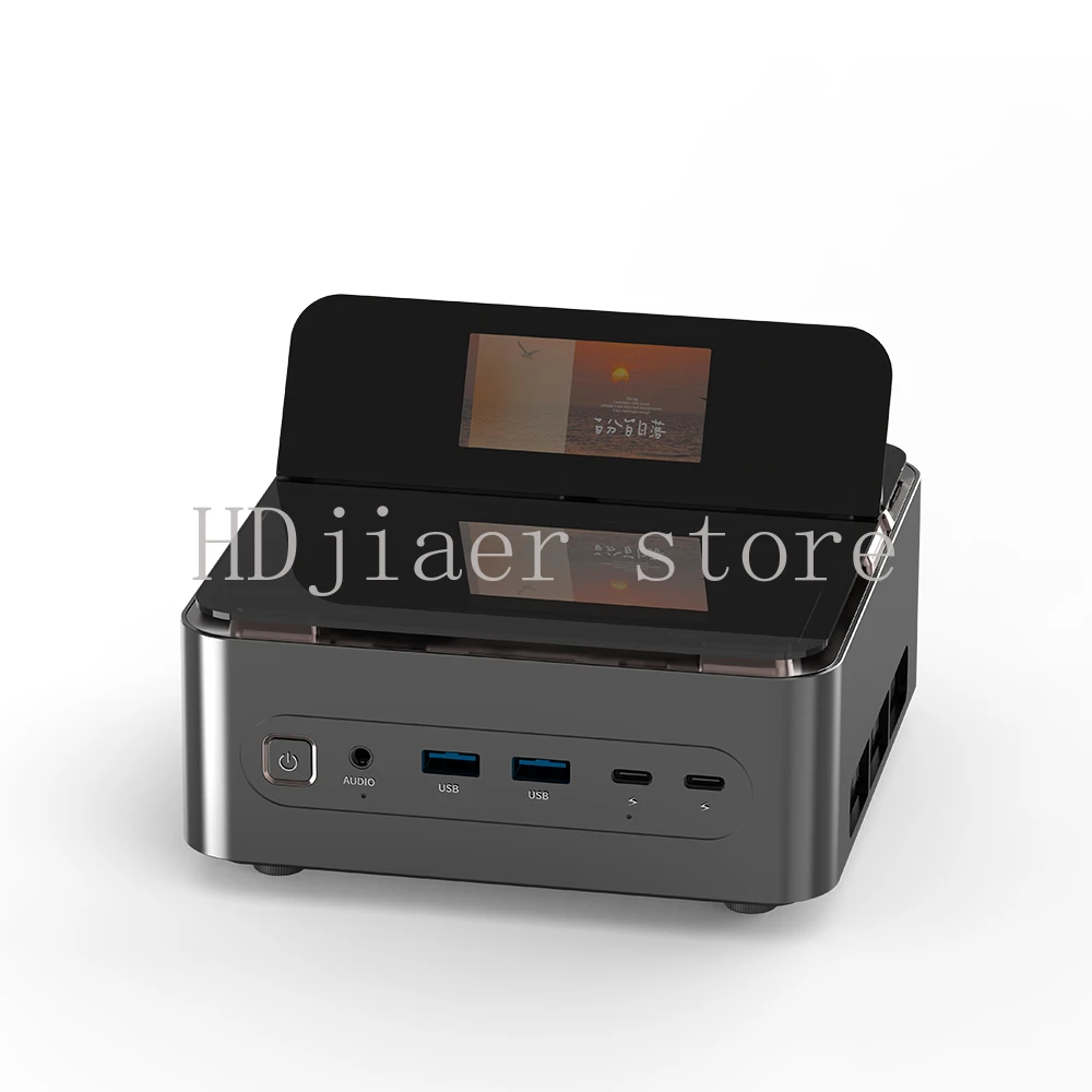 AI PC Core Ultra 5 Ultra 7 125H 155H CPU Gaming Mini PC Wifi 6 BT5.2 DDR5 32GB 1 تيرا بايت SSD كمبيوتر مكتبي صغير لـ Win11 Pro