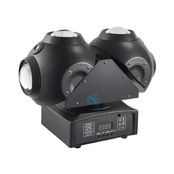 Haz de luz LED con cabezal móvil, iluminación RGB de 90W para escenario, DJ, DMX512, para discoteca, boda, fiesta, club nocturno
