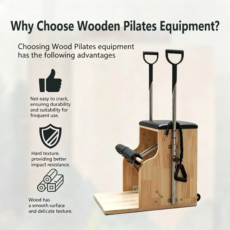 YTYIN Maple Stable Step Chair AOC-PL300 Shandong Texas Model For Women's Yoga Studio & Home Commercial Fitness Exercise