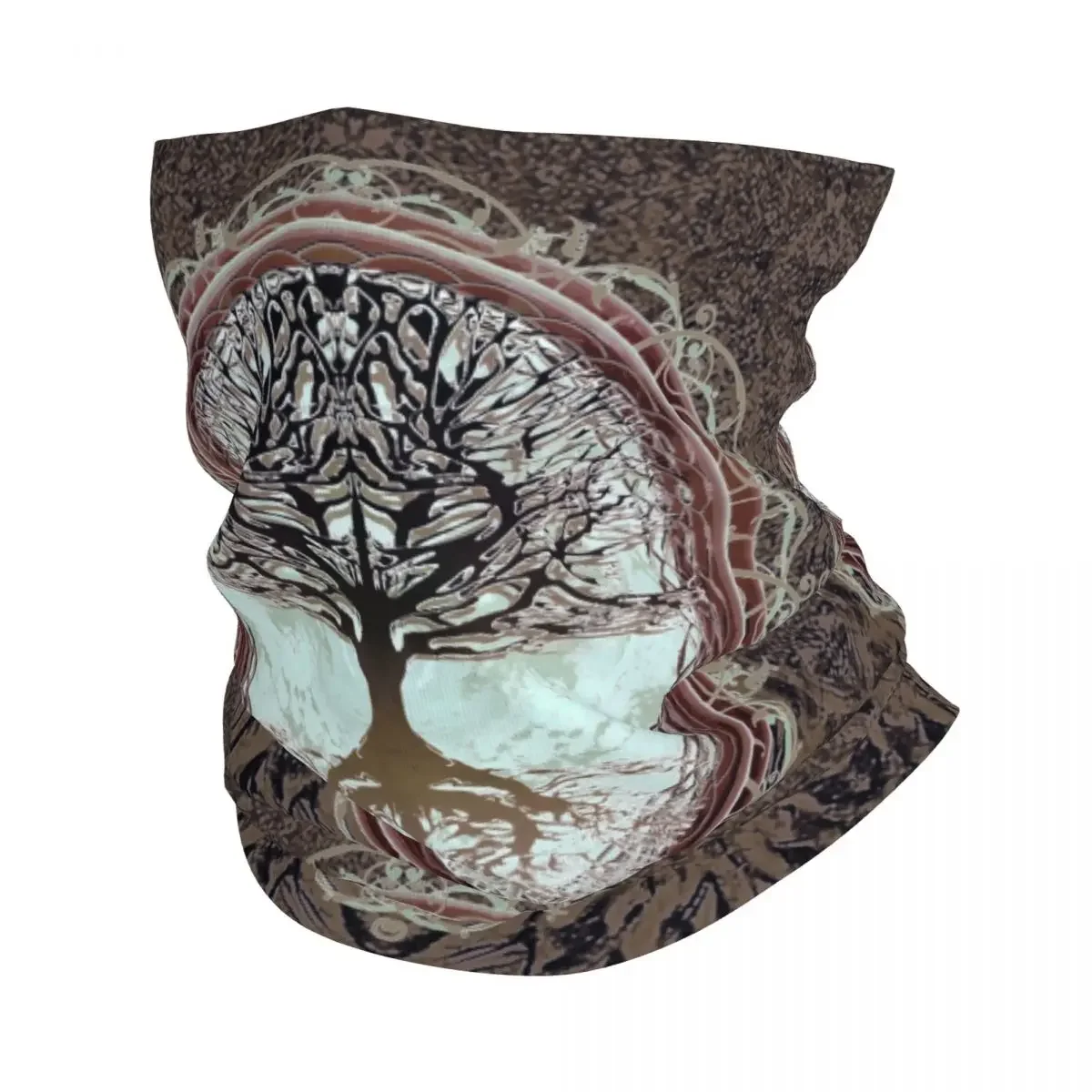 Tree Of Life Inner Peace Bandana Neck Warmer Women Men Winter Ski Tube Scarf Gaiter Norse Yggdrasil Face Cover