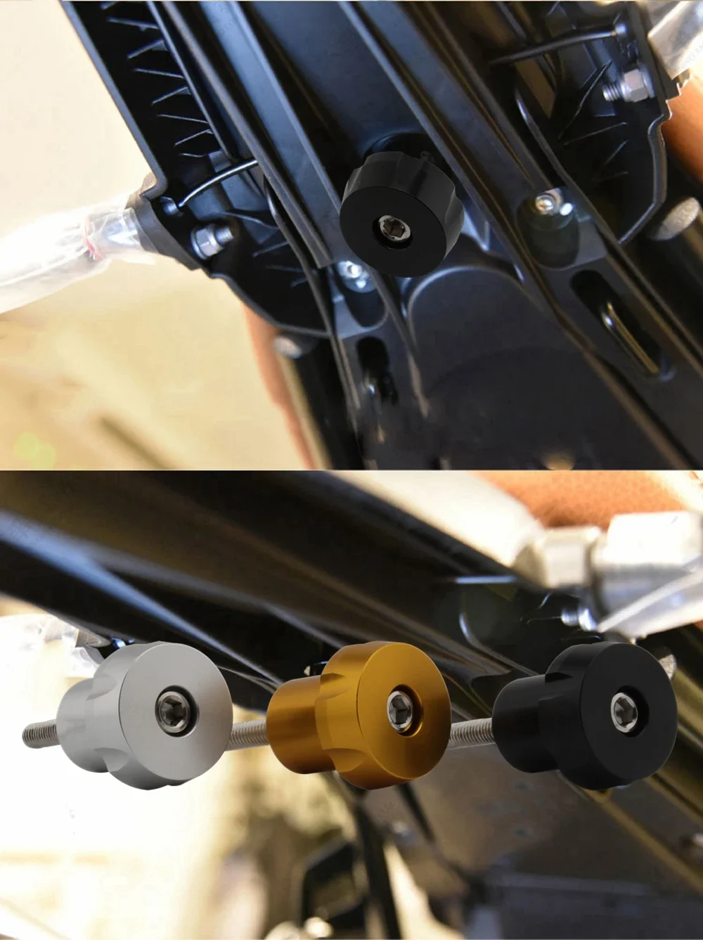 For BMW R NINE T R 9T 2014-UP Seat Bolt Removal Tool-less (Rear Seat Passenger Seat) Motorcycle Parts R NineT RNINET