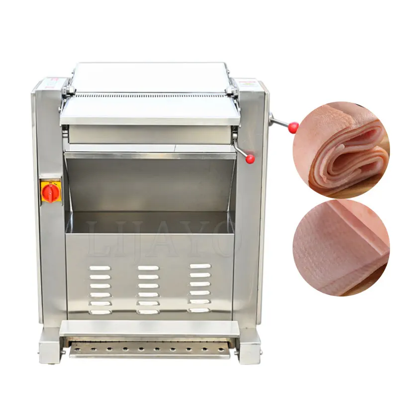 Fully Automatic Pork Peeler For Quick Peeling Stainless Steel Skin Meat Separator  For Restaurants And Canteens