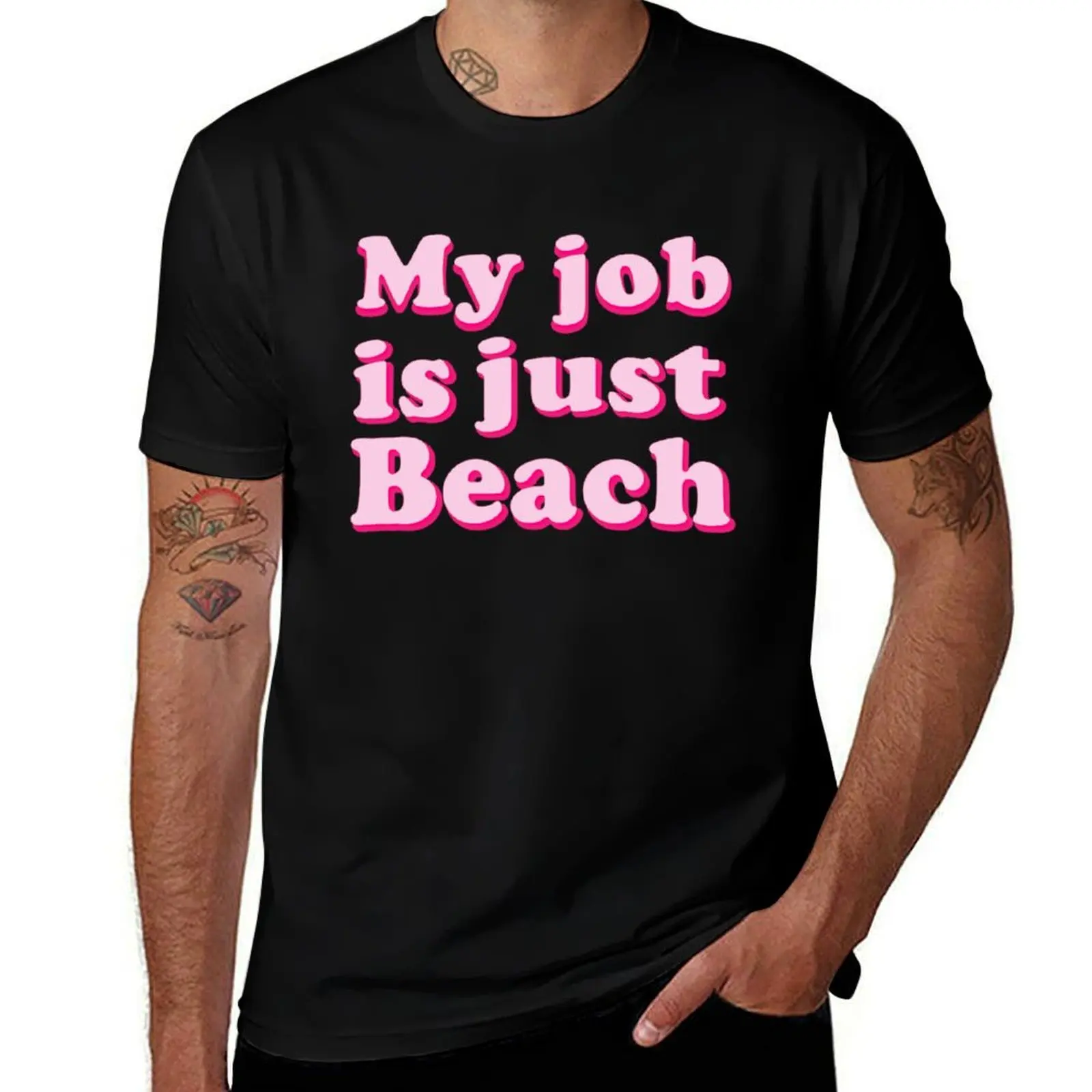 

cotton tshirt shirt t cotton man is just heavy My 100% T-Shirt Beach job