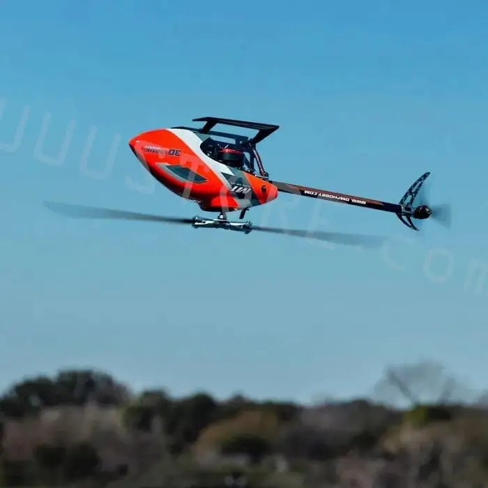 OMPHOBBY M1 EVO 6CH 3D Flybarless Dual Brushless Motor Direct-Drive RC Helicopter with Flight Controller RC Model Toys