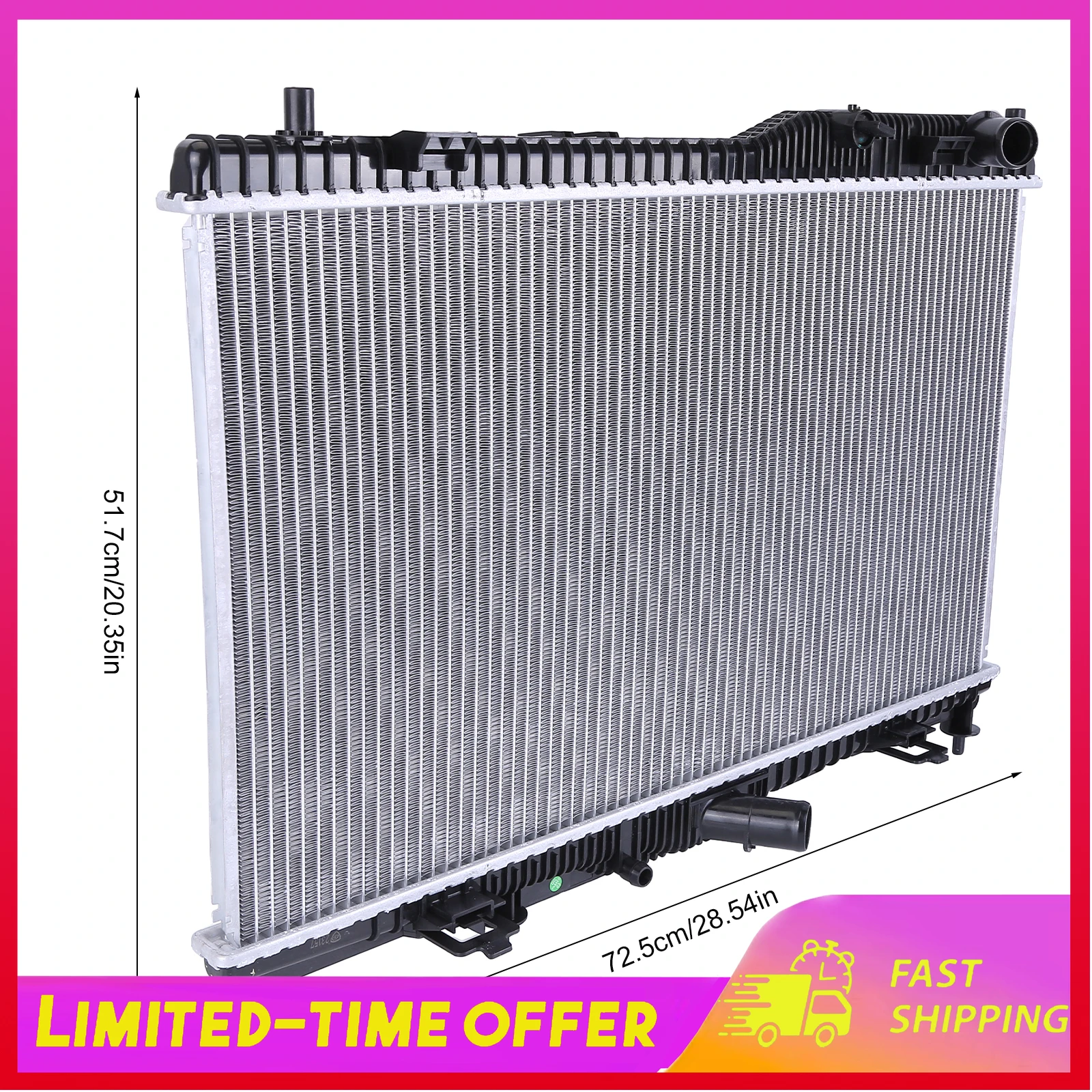 

Suitable for 18-22 Ford Eco Sport 2.0-liter L4 Radiator 17289989 GN1Z8005D Automobiles, Parts & Accessories Engine Parts