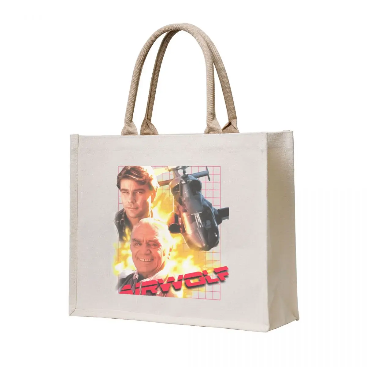 

Airwolf Tote Bag Women's beach bags shopping bag logo Custom bag tote university