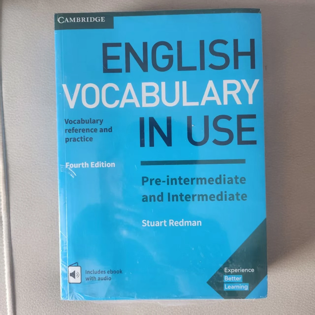 4 libros Cambridge English Vocabulary in Use: Pre/Upper/Elementary/Advanced con audio, versión en color gratuita, libro de texto en inglés