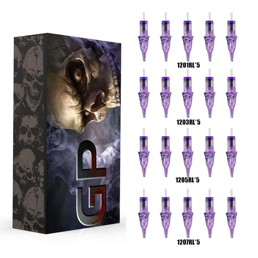 

GoldPlume Round Liner Tattoo Needles 20 Pieces Per Box Mixed Size Disposable Tattoo Needle For Tattoo Studio Use