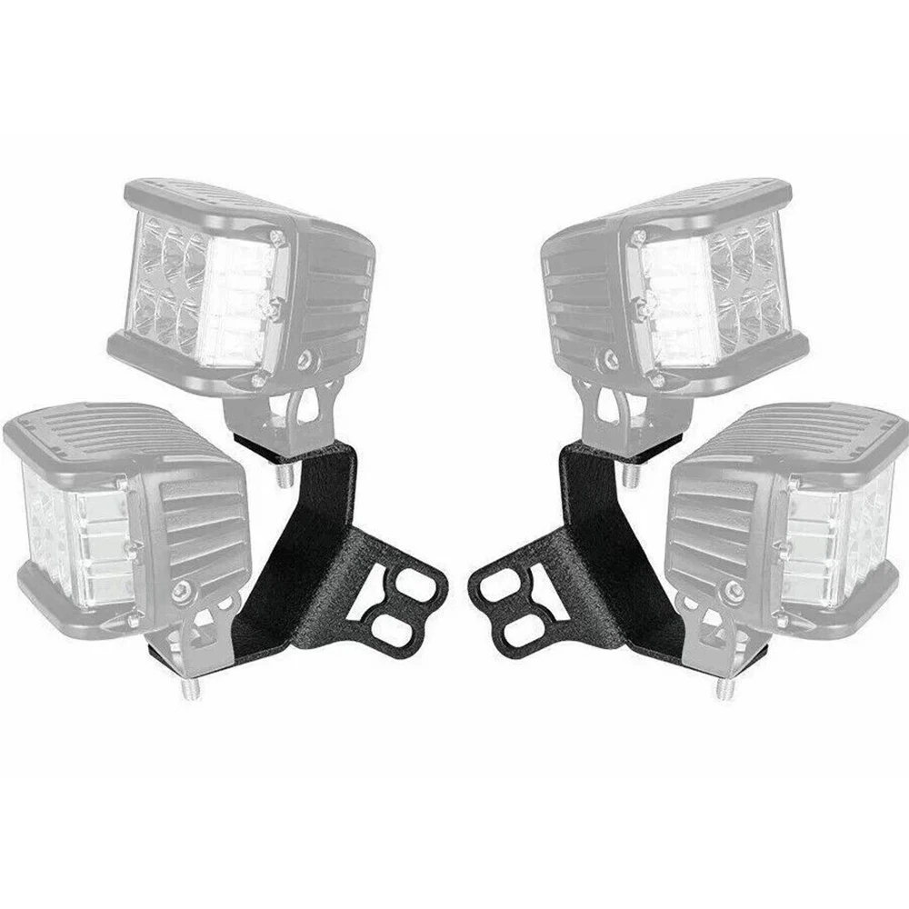 

UTV Windshield Side Pillar Roll Mounting Bracket Led Work Light Fog Lamp Holder For Polaris RZR 1000 900 800 2008-2023 XP 1000