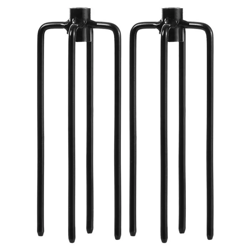 Outdoor Light Stakes For String Lights Four-legged Yard Stakes For Lights 2X Replacement Stakes For Solar Lights Grow Light