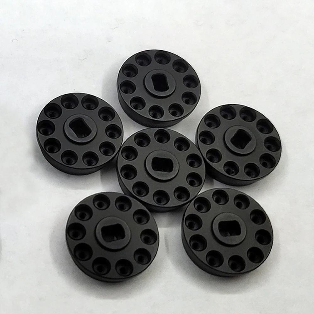 For Orlandoo Hunter 1/32 SCANIA R650 Metal Wheel Hub Kit Black/Silver Flange Wheel RC Car Upgrade Parts Fitting Wheel Nut