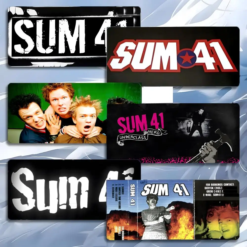 

Коврик для мыши Band Punk S-Sum 41, большой игровой коврик с защитой от скольжения, утолщенный, для ПК, стола, рабочего места