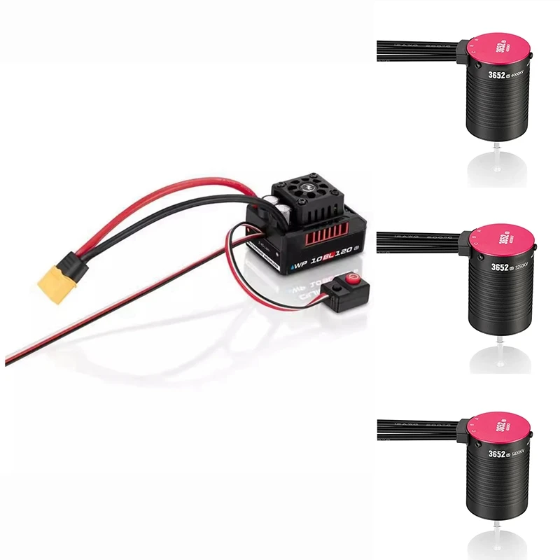 3652 2-3S Waterproof Brushless Speed Controller For 1/10 RC Car-Retail