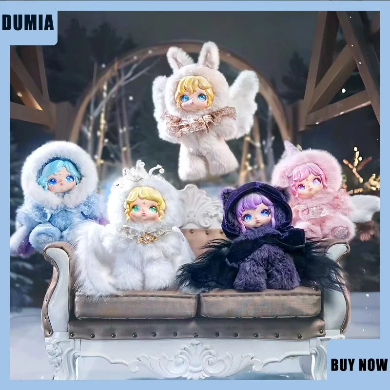

Blind Box Dumia Snow Trace Secret Language Series Plush Blind Box Cute Angel Doll Collection Toy Bag Exquisite Pendant Girl Gift