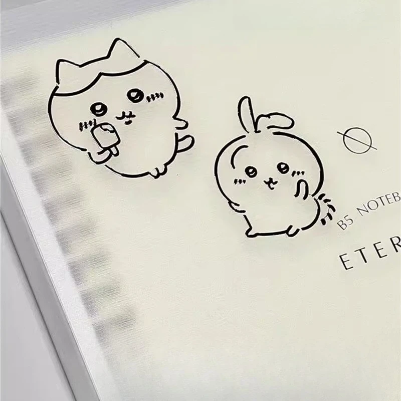 

10 шт., популярная мультяшная серия Chiikawa, 3D металлическая наклейка, милые креативные водонепроницаемые наклейки для ноутбуков и мобильных телефонов