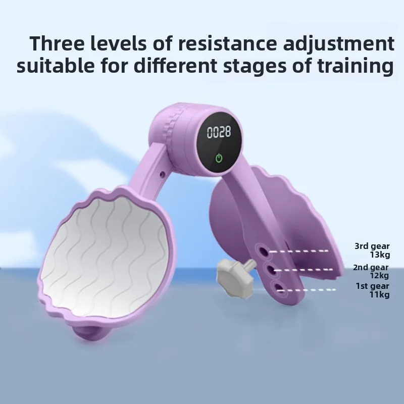 Portable Inner Thigh & Kegel Trainer, Pelvic Floor Muscle Exerciser for Leg Clamping Slimming, Home Fitness Workout Gear - view 2