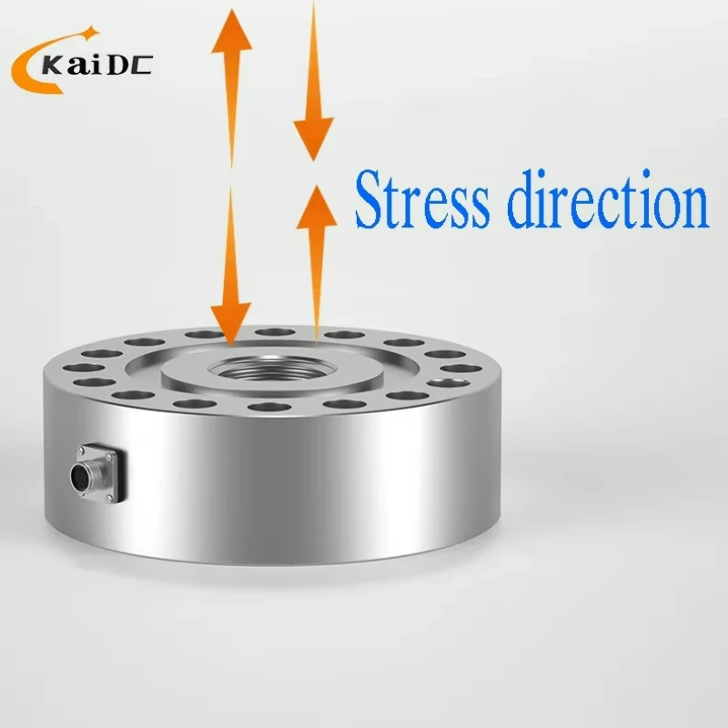 Compression Tension Alloy Steel Wheel Donut Type Load Cell Compression Tension Force Sensor Weighing Scale for Tank