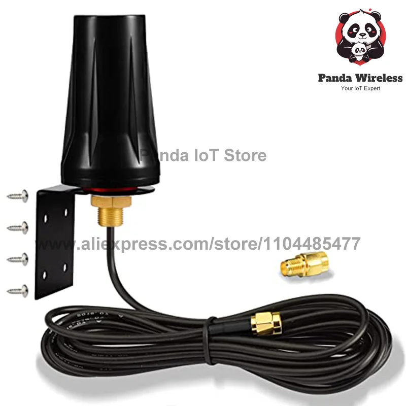 3m 4G LTE Cellular Router Antenna SMA Male for Booster Camera Router Vehicle Truck Spypoint Link Series Camera Mode Fixed Screw
