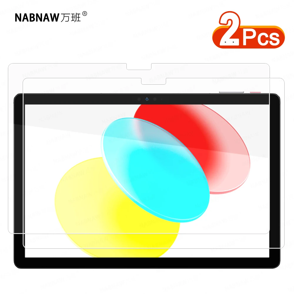 2 Pieces HD Scratch Proof Screen Protector Tempered Glass For Ulefone Tab A8, A7 10.1-inch Tablet Protective Film Free Bubble