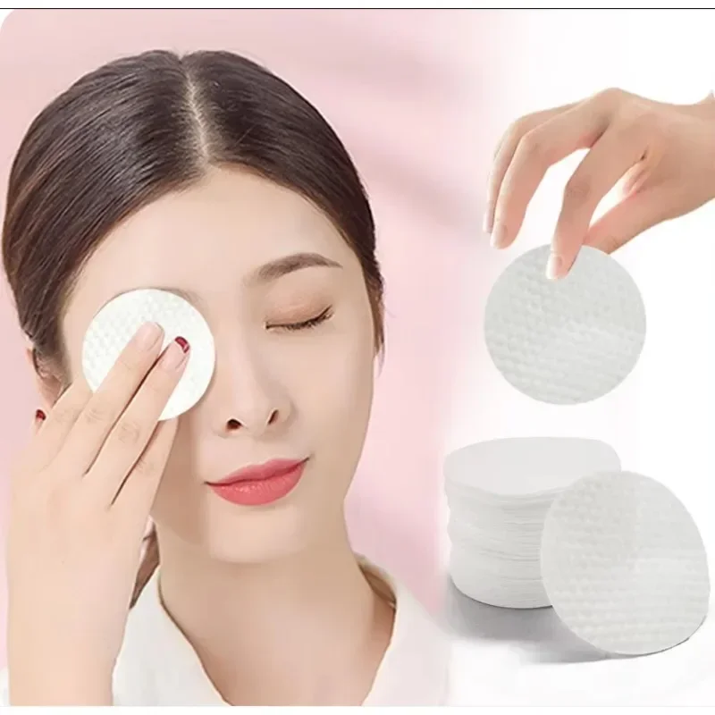 Accessoires de maquillage pour le visage jetables, tampons en coton bouffantes, dissolvant de papier doux, pratique pour enlever le maquillage, 1200 pièces