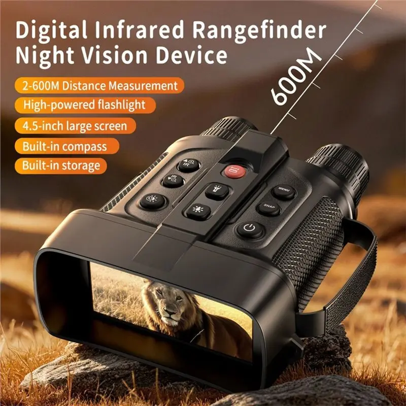 Y67A-Night Vision Goggles Digital Scope Professional Rangefinder For Outdoor Exploration For Research Precise Distance